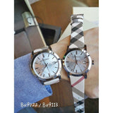 Burberry The City White Dial Brown Leather Strap Watch for Women - BU9113 Authentic Buy Shop Now
