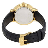 Movado Ultra Slim Black Dial Black Leather Strap Watch For Women - 0607095 Authentic Buy Shop Now
