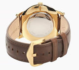 Fossil The Minimalist White Dial Brown Leather Strap Watch for Men - FS5397 Authentic Buy Shop Now