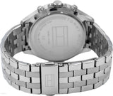 Tommy Hilfiger West Quartz Black Dial Silver Steel Strap Watch For Men - 1791707 Authentic Buy Shop Now