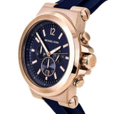 Michael Kors Dylan Blue Dial Blue Rubber Strap Watch for Men - MK8295 Authentic Buy Shop Now