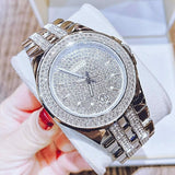 Bulova Crystal Pave Silver Dial Silver Steel Strap Watch for Men - 96B235 Authentic Buy Shop Now
