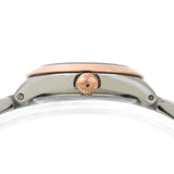 Marc Jacobs Peeker Silver Dial Two Tone Steel Strap Watch for Women - MBM3375 Authentic Buy Shop Now