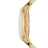 Michael Kors Janelle Quartz Gold Dial Two Tone Steel Strap Watch For Women - MK4730 Authentic Buy Shop Now