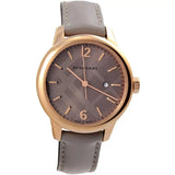 Burberry The Classic Quartz Grey Dial Grey Leather Strap Watch For Women - BU10119 Authentic Buy Shop Now