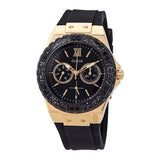 Guess Black Dial Black Rubber Strap Watch For Women - W1053L7 Authentic Buy Shop Now