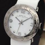 Marc Jacobs Blade White Dial White Leather Strap Watch for Women - MBM1223 Authentic Buy Shop Now