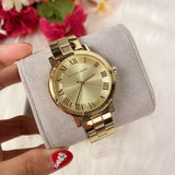 Michael Kors Norie Gold Dial Gold Steel Strap Watch for Women - MK3560 Authentic Buy Shop Now