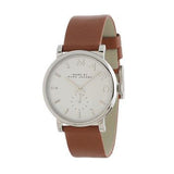Marc Jacobs Baker White Dial Brown Leather Strap Watch for Women - MBM1265 Authentic Buy Shop Now