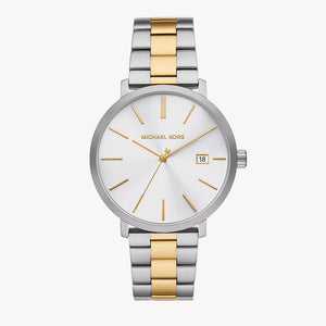 Michael Kors Blake Analog Silver Dial Two Tone Steel Strap Watch for Women - MK9134 Authentic Buy Shop Now