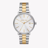Michael Kors Blake Analog Silver Dial Two Tone Steel Strap Watch for Women - MK9134 Authentic Buy Shop Now