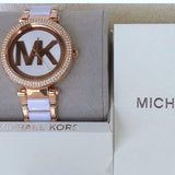 Michael Kors Parker White Dial Two Tone Steel Strap Watch for Women - MK6365 Authentic Buy Shop Now