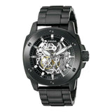 Fossil Modern Machine Automatic Silver Dial Black Steel Strap Watch for Men - ME3080 Authentic Buy Shop Now