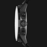 Armani Exchange Banks Chronograph Black Dial Black Leather Strap Watch For Men - AX1724 Authentic Buy Shop Now