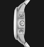 Michael Kors Hutton Chronograph Blue Dial Blue Steel Strap Watch For Men - MK8952 Authentic Buy Shop Now