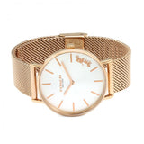 Coach Perry White Rose Gold Mesh Bracelet Watch for Women - 14503126 Authentic Buy Shop Now