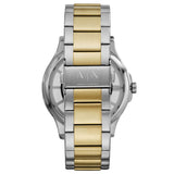 Armani Exchange Hampton Chronograph Grey Dial Two Tone Steel Strap Watch For Men - AX2403 Authentic Buy Shop Now