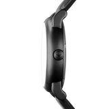 Emporio Armani Luigi Automatic Skeleton Black Dial Black Leather Strap Watch For Men - AR60012 Authentic Buy Shop Now