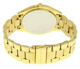 Michael Kors Slim Runway Blue Dial Gold Steel Strap Watch for Women - MK3265 Authentic Buy Shop Now