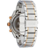 Hugo Boss Grand Prix Black Dial Two Tone Steel Strap Watch for Men - 1513473 Authentic Buy Shop Now