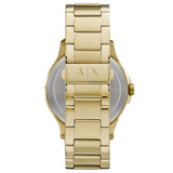 Armani Exchange Hampton Chronograph Gold Dial Gold Steel Strap Watch For Men - AX2415 Authentic Buy Shop Now
