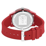 Lacoste 12.12 Red Dial Red Silicon Strap Watch for Men - 2010988 Authentic Buy Shop Now