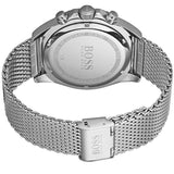 Hugo Boss Ocean Edition Black Dial Silver Mesh Bracelet Watch for Men - 1513701 Authentic Buy Shop Now
