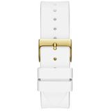 Guess Venus Diamonds White Dial White Rubber Strap Watch for Women - GW0118L5 Authentic Buy Shop Now