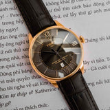 Tissot Chemin des Tourelles Powermatic 80 Brown Dial Brown Leather Strap Watch for Men - T099.407.36.448.00 Authentic Buy Shop Now