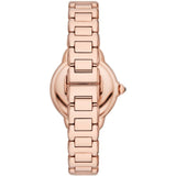 Emporio Armani Mia Quartz Brown Dial Rose Gold Steel Strap Watch For Women - AR11570 Authentic Buy Shop Now