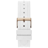 Guess Moonlight Diamonds White Dial White Rubber Strap Watch for Women - GW0257L2 Authentic Buy Shop Now