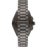 Emporio Armani Chronograph Quartz Blue Dial Grey Steel Strap Watch For Men - AR11481 Authentic Buy Shop Now