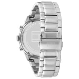 Tommy Hilfiger Jimmy Multifunction Black Dial Silver Steel Strap Watch For Men - 1791950 Authentic Buy Shop Now
