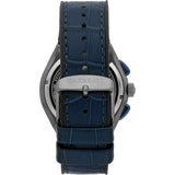 Maserati Triconic Chronograph White Dial Blue Leather Strap Watch For Men - R8871639001 Authentic Buy Shop Now