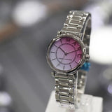 Marc Jacobs Roxy Pink Dial Silver Steel Strap Watch for Women - MJ3554 Authentic Buy Shop Now