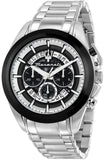 Maserati Traguardo Chronograph Black Dial Silver Steel Strap Watch For Men - R8873612059 Authentic Buy Shop Now