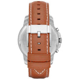 Fossil Grant Chronograph Blue Dial Brown Leather Strap Watch for Men - FS5184 Authentic Buy Shop Now