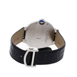 Cartier Ballon Bleu de Cartier Silver Dial Black Leather Strap Watch for Men - WSBB0026 Authentic Buy Shop Now