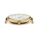 Daniel Wellington Classic Petite Evergold White Dial Gold Mesh Bracelet Watch For Women - DW00100350 Authentic Buy Shop Now
