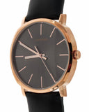 Calvin Klein Posh Black Dial Black Leather Strap Watch for Men - K8Q316C3 Authentic Buy Shop Now