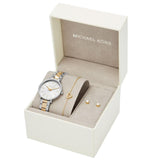 Michael Kors Pyper Quartz Silver Dial Two Tone Steel Strap Watch For Women - MK1041 Authentic Buy Shop Now