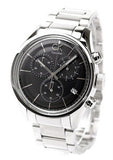 Calvin Klein Masculine Chronograph Black Dial Silver Steel Strap Watch for Men - K2H27104 Authentic Buy Shop Now