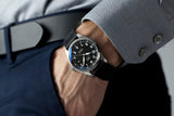 IWC Pilot's Mark XVIII 40mm Black Dial Black Leather Strap Watch for Men - IW327001 Authentic Buy Shop Now