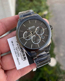 Hugo Boss Classic Grey Dial Grey Steel Strap Watch for Men - 1513364 Authentic Buy Shop Now