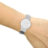 Calvin Klein Simplicity White Dial Silver Steel Strap Watch for Women - K4323185 Authentic Buy Shop Now