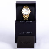 Marc Jacobs Blade White Dial Gold Steel Strap Watch for Women - MBM3050 Authentic Buy Shop Now