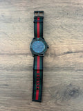 Gucci G Timeless Sport Black Dial Two Tone NATO Strap Watch For Men - YA126229 Authentic Buy Shop Now