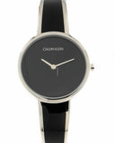 Calvin Klein Seduce Black Dial Two Tone Steel Strap Watch for Women - K4E2N111 Authentic Buy Shop Now