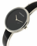 Calvin Klein Seduce Black Dial Two Tone Steel Strap Watch for Women - K4E2N111 Authentic Buy Shop Now