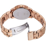 Guess Mini Sunrise Multi Function Analog Turquoise Dial Rose Gold Steel Strap Watch For Women - W0448L8 Authentic Buy Shop Now